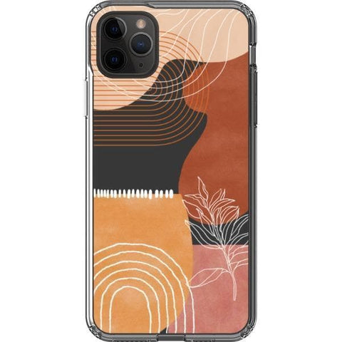 Aesthetic Modern Clear Phone Case for your iPhone 11 Pro Max exclusively at The Urban Flair