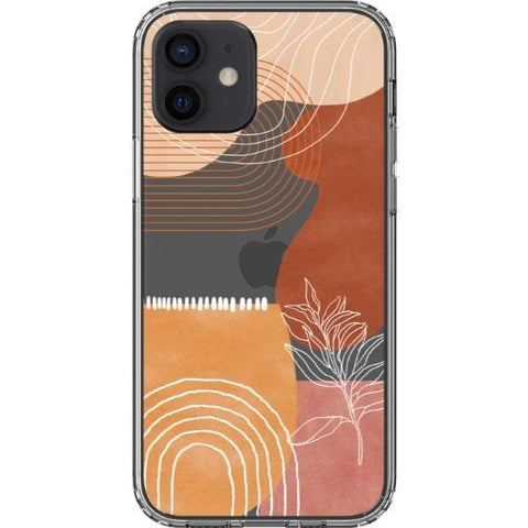 Aesthetic Modern Clear Phone Case for your iPhone 12 exclusively at The Urban Flair