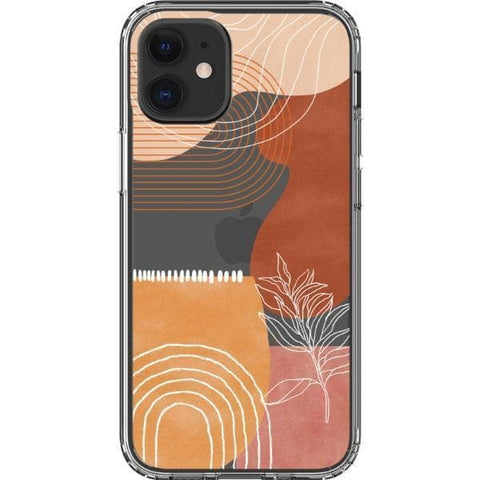 Aesthetic Modern Clear Phone Case for your iPhone 12 Mini exclusively at The Urban Flair