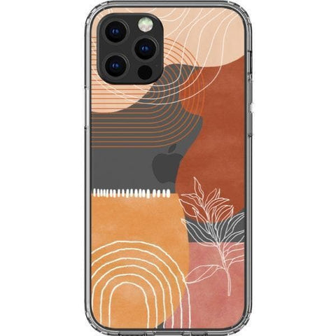 Aesthetic Modern Clear Phone Case for your iPhone 12 Pro exclusively at The Urban Flair