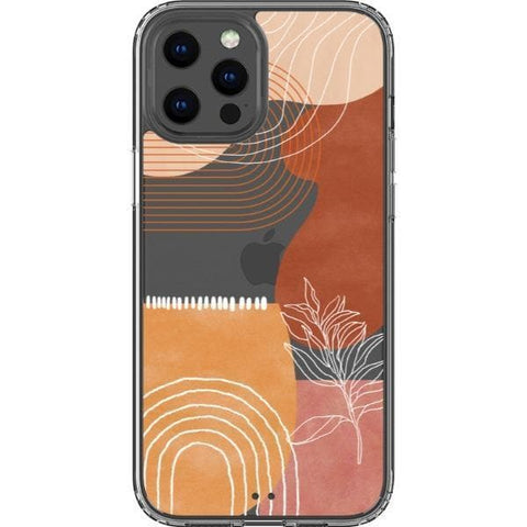 Aesthetic Modern Clear Phone Case for your iPhone 12 Pro Max exclusively at The Urban Flair