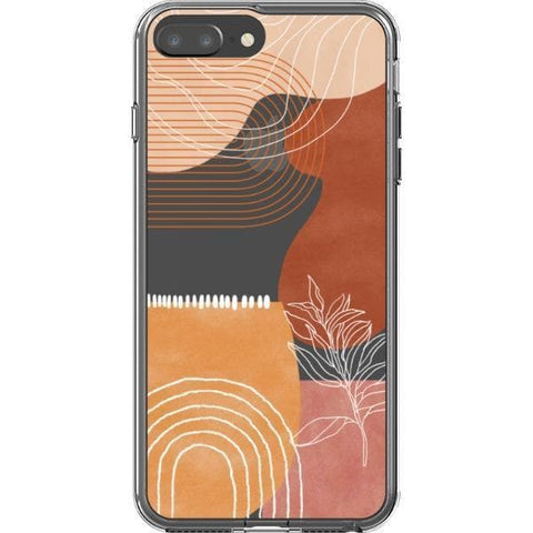 Aesthetic Modern Clear Phone Case for your iPhone 7 Plus/8 Plus exclusively at The Urban Flair