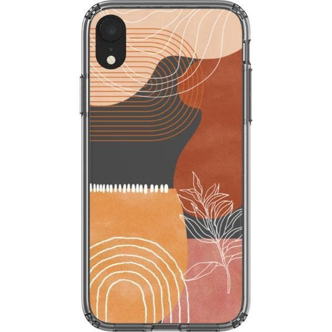 Aesthetic Modern Clear Phone Case for your iPhone XR exclusively at The Urban Flair