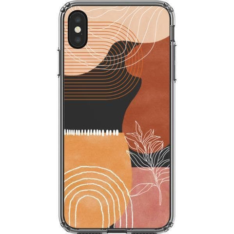 Aesthetic Modern Clear Phone Case for your iPhone XS Max exclusively at The Urban Flair