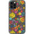 Aesthetic Retro Flowers Clear Phone Case iPhone 12 Pro exclusively offered by The Urban Flair