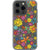 Aesthetic Retro Flowers Clear Phone Case iPhone 13 Pro exclusively offered by The Urban Flair