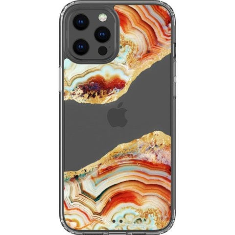 iPhone 13 Pro Max #3 Agate Slices Print Clear Phone Cases - The Urban Flair