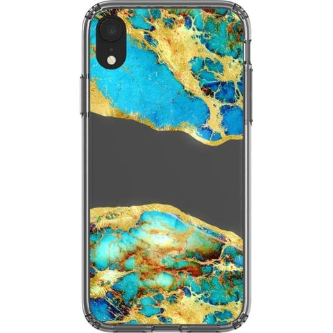 iPhone XR #1 Agate Slices Print Clear Phone Cases - The Urban Flair