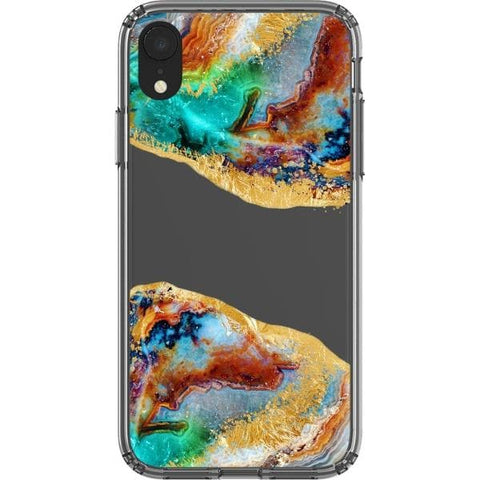 iPhone XR #2 Agate Slices Print Clear Phone Cases - The Urban Flair