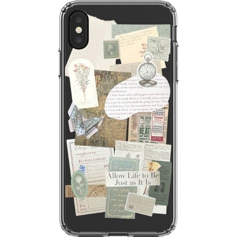 iPhone XR Allow Life To Be Clear Phone Case - The Urban Flair