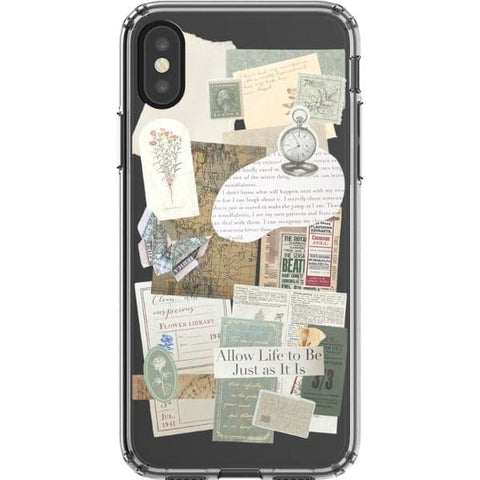 iPhone X/XS Allow Life To Be Clear Phone Case - The Urban Flair