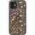 Autumn Meadow Flowers Clear Phone Case iPhone 12 Mini exclusively offered by The Urban Flair