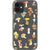 iPhone 12 Mini Autumn Watercolor Mushroom Clear Phone Case - The Urban Flair