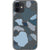 iPhone 12 Baby Blue Abstract Clear Phone Case - The Urban Flair