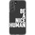 Be A Nice Human Clear Phone Case Galaxy S22 White exclusively offered by The Urban Flair