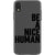 iPhone XR Black Be A Nice Human Clear Phone Case - The Urban Flair