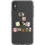 iPhone X/XS Be A Nice Human Ransom Note Clear Phone Case - The Urban Flair