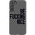 Be Fucking Nice Clear Phone Case Galaxy S22 Plus Black exclusively offered by The Urban Flair