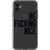 iPhone 11 Black Be Fucking Nice Clear Phone Case - The Urban Flair