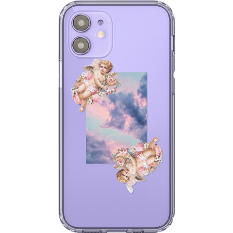 Shop The Best Clear Phone Cases For Purple iPhone 12/iPhone 12 Mini Exclusively at The Urban Flair - Trendy Aesthetic Covers Available for Apple iPhone and Samsung Galaxy Devices
