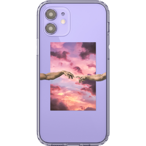 Shop The Best Clear Phone Cases For Purple iPhone 12/iPhone 12 Mini Exclusively at The Urban Flair - Trendy Aesthetic Covers Available for Apple iPhone and Samsung Galaxy Devices