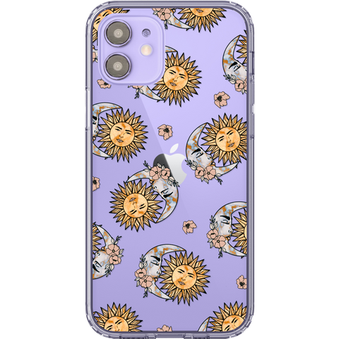 Shop The Best Clear Phone Cases For Purple iPhone 12/iPhone 12 Mini Exclusively at The Urban Flair - Trendy Aesthetic Covers Available for Apple iPhone and Samsung Galaxy Devices