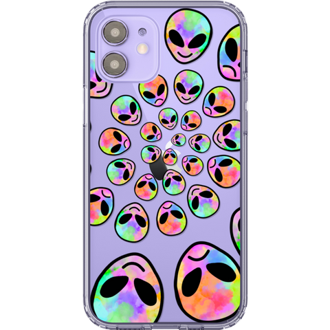 Shop The Best Clear Phone Cases For Purple iPhone 12/iPhone 12 Mini Exclusively at The Urban Flair - Trendy Aesthetic Covers Available for Apple iPhone and Samsung Galaxy Devices