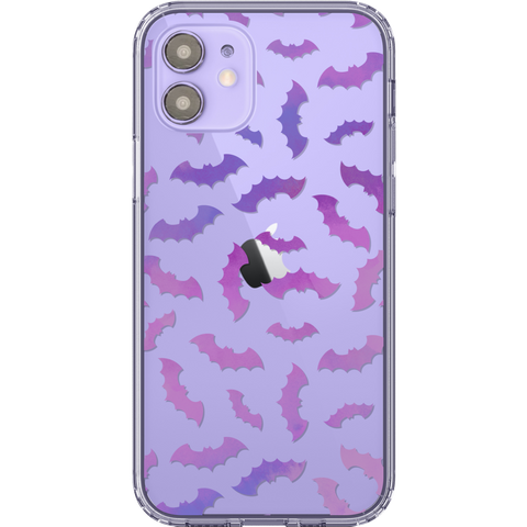 Shop The Best Clear Phone Cases For Purple iPhone 12/iPhone 12 Mini Exclusively at The Urban Flair - Trendy Aesthetic Covers Available for Apple iPhone and Samsung Galaxy Devices