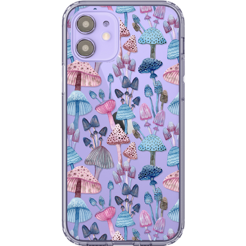 Shop The Best Clear Phone Cases For Purple iPhone 12/iPhone 12 Mini Exclusively at The Urban Flair - Trendy Aesthetic Covers Available for Apple iPhone and Samsung Galaxy Devices