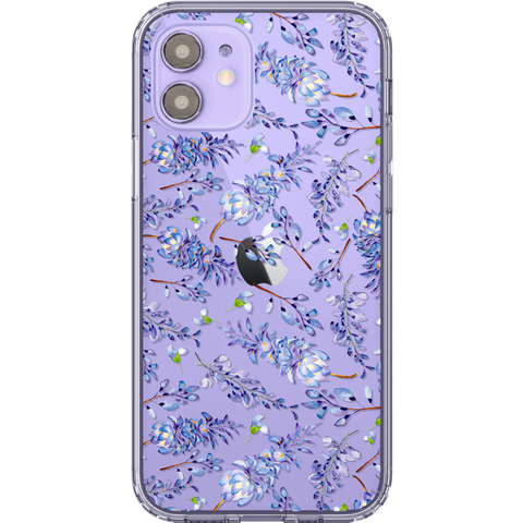 Shop The Best Clear Phone Cases For Purple iPhone 12/iPhone 12 Mini Exclusively at The Urban Flair - Trendy Aesthetic Covers Available for Apple iPhone and Samsung Galaxy Devices