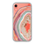 Best Clear Phone Cases For Your Coral iPhone XR Pastel Geode Slice exclusively offered by The Urban Flair
