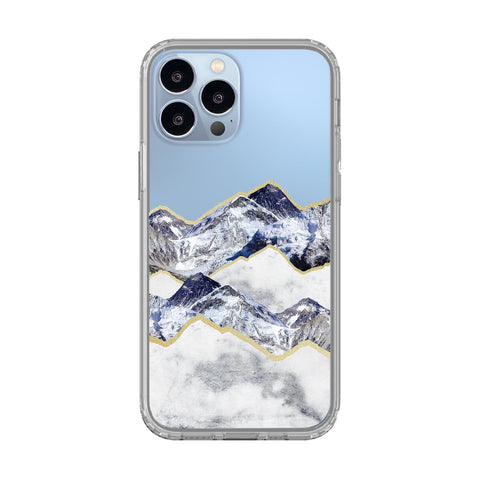 iPhone 13 Pro Max Layered Mountains Best Clear Phone Cases For Your Sierra Blue iPhone 13 Pro & 13 Pro Max - The Urban Flair