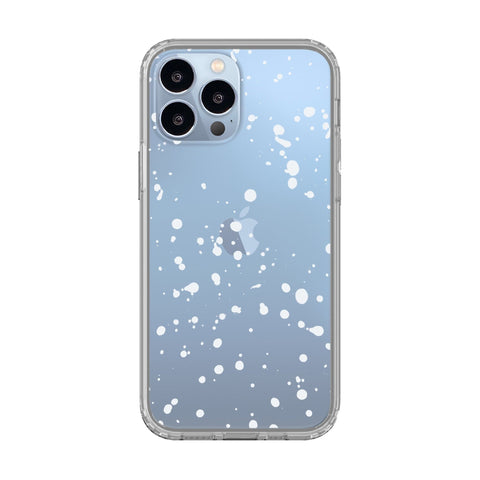 iPhone 13 Pro Max White Paint Splatter Best Clear Phone Cases For Your Sierra Blue iPhone 13 Pro & 13 Pro Max - The Urban Flair