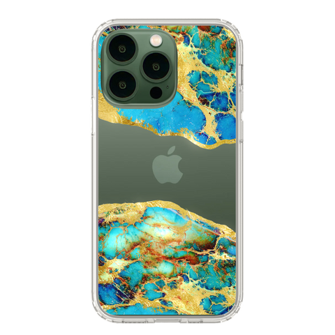 Best Clear Phone Cases With Designs For Your Alpine Green iPhone 13 Mini, 13, 13 Pro & 13 Pro Max iPhone 13 Pro Max Blue Green Agate Slices exclusively offered by The Urban Flair