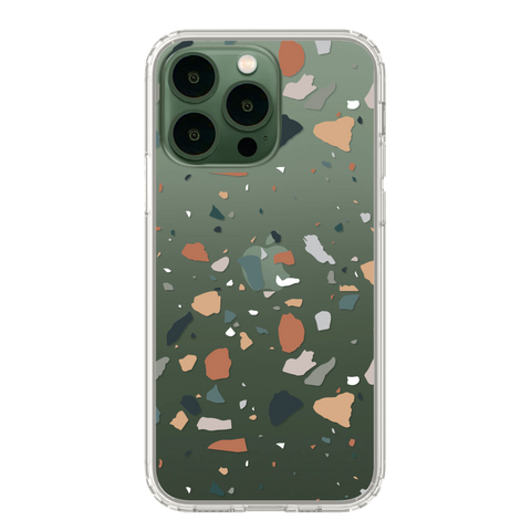 Best Clear Phone Cases With Designs For Your Alpine Green iPhone 13 Mini, 13, 13 Pro & 13 Pro Max iPhone 13 Pro Max Terrazzo exclusively offered by The Urban Flair