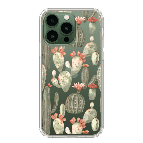 Best Clear Phone Cases With Designs For Your Alpine Green iPhone 13 Mini, 13, 13 Pro & 13 Pro Max iPhone 13 Pro Max Vintage Cactus exclusively offered by The Urban Flair