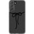 Black Bow Clear Phone Case Galaxy S22 exclusively offered by The Urban Flair