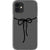 iPhone 12 Mini Black Bow Clear Phone Case - The Urban Flair