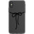 iPhone X/XS Black Bow Clear Phone Case - The Urban Flair