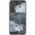 Blue Abstract Shapes Clear Phone Case Galaxy S22 exclusively offered by The Urban Flair