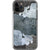 iPhone 11 Pro Blue Abstract Shapes Clear Phone Case - The Urban Flair