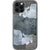 iPhone 12 Pro Blue Abstract Shapes Clear Phone Case - The Urban Flair