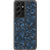 Blue Abstract Splashes Clear Phone Case Galaxy S21 Ultra exclusively offered by The Urban Flair