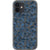 Blue Abstract Splashes Clear Phone Case iPhone 12 exclusively offered by The Urban Flair