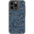 Blue Abstract Splashes Clear Phone Case iPhone 13 Pro exclusively offered by The Urban Flair