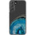 Blue Agate Geode Clear Phone Case Galaxy S22 exclusively offered by The Urban Flair