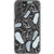 Blue Color Block Line Art Faces Clear Phone Case Galaxy S22 exclusively offered by The Urban Flair