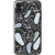 iPhone 11 Blue Color Block Line Art Faces Clear Phone Case - The Urban Flair