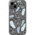 iPhone 13 Blue Color Block Line Art Faces Clear Phone Case - The Urban Flair