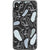 iPhone XS Max Blue Color Block Line Art Faces Clear Phone Case - The Urban Flair